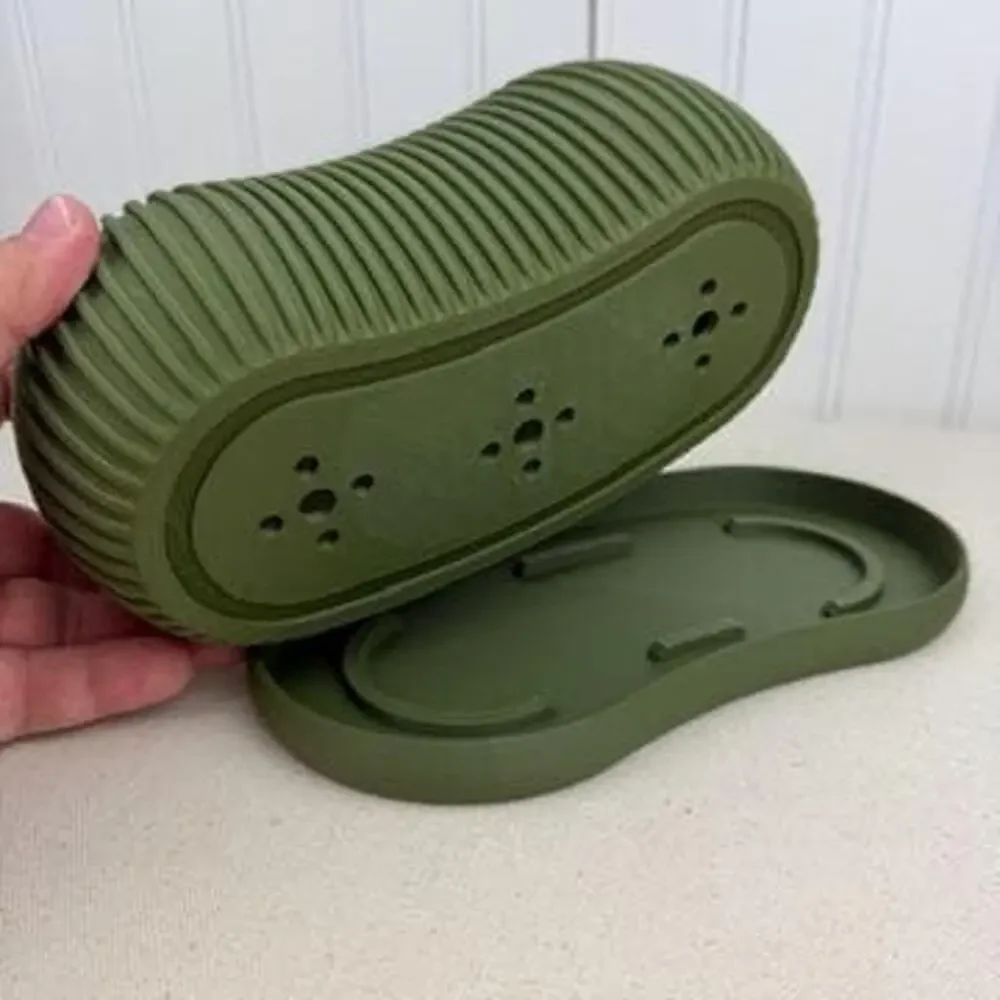 Terra Planter, Indoor Planter with Drainage Tray, Tabletop Planter, Ridged